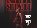 WNBA-狂热107-101水星，米切尔35分对轰库珀32+8！狂热末节顶反扑