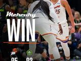 WNBA-水星85-82险胜风暴止连败，托马斯三双奥胡米克空砍24分