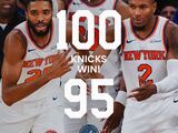 NBA季前赛-尼克斯加时100-95森林狼取3连胜，华子空砍17分