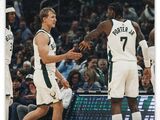 NBA季前赛-雄鹿117-111活塞，AJ-格林22分康宁汉姆26+6+6