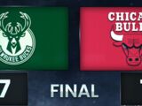 NBA季前赛-雄鹿127-121公牛，特纳三分8中5高效得19分，多苏穆空砍22分
