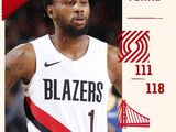NBA季前赛-开拓者111-118负勇士，杨瀚森9+6库里28分