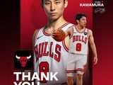 伤情严重！公牛宣布裁掉日本后卫河村勇辉，季前赛场均3分4助攻
