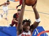 NBA-尼克斯主场119-111逆转骑士喜迎开门红，OG24+14率队下半场发力
