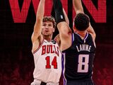 NBA-公牛126-113力克国王，布泽利斯27分 吉迪20+8+12 拉文30分