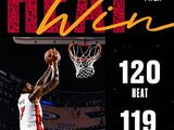 NBA-快船119-120热火，小卡27分哈登29+7+8+下半场7失误，鲍威尔21分