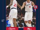 NBA-76人110-108逆转快船，哈登空砍28000分里程碑