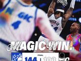 单场狂轰144分！魔术横扫残阵76人，布莱克31分领衔9人得分上双