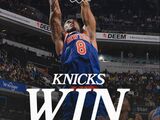 NBA-尼克斯114-113逆转险胜豪取六连胜，布伦森三分一剑封喉