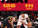 NBA-热火126-111送老鹰5连败，鲍威尔25+7+5领衔6人得分上双