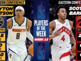 巴恩斯罚球绝杀76人，沃特森三分神射，两人分获NBA东西部周最佳殊荣