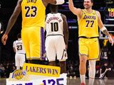 NBA-湖人加时127-125掘金豪取5连胜，东契奇准绝杀 约基奇空砍三双