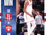 NBA-火箭111-94大胜尼克斯，杜兰特高效砍27+6+8