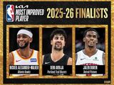 NBA官方公布2025-26赛季最快进步球员候选，杨瀚森队友在列