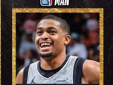 NBA官方：凯尔登·约翰逊获最佳第六人，83场全勤创纪录