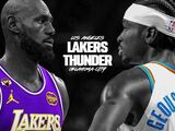NBA官方公布西部半决赛雷霆vs湖人赛程 首战5月6日打响