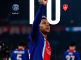 终场破门零封！巴黎圣日耳曼1-0布雷斯特 杜埃绝杀马尤卢中框卢卡斯送助攻